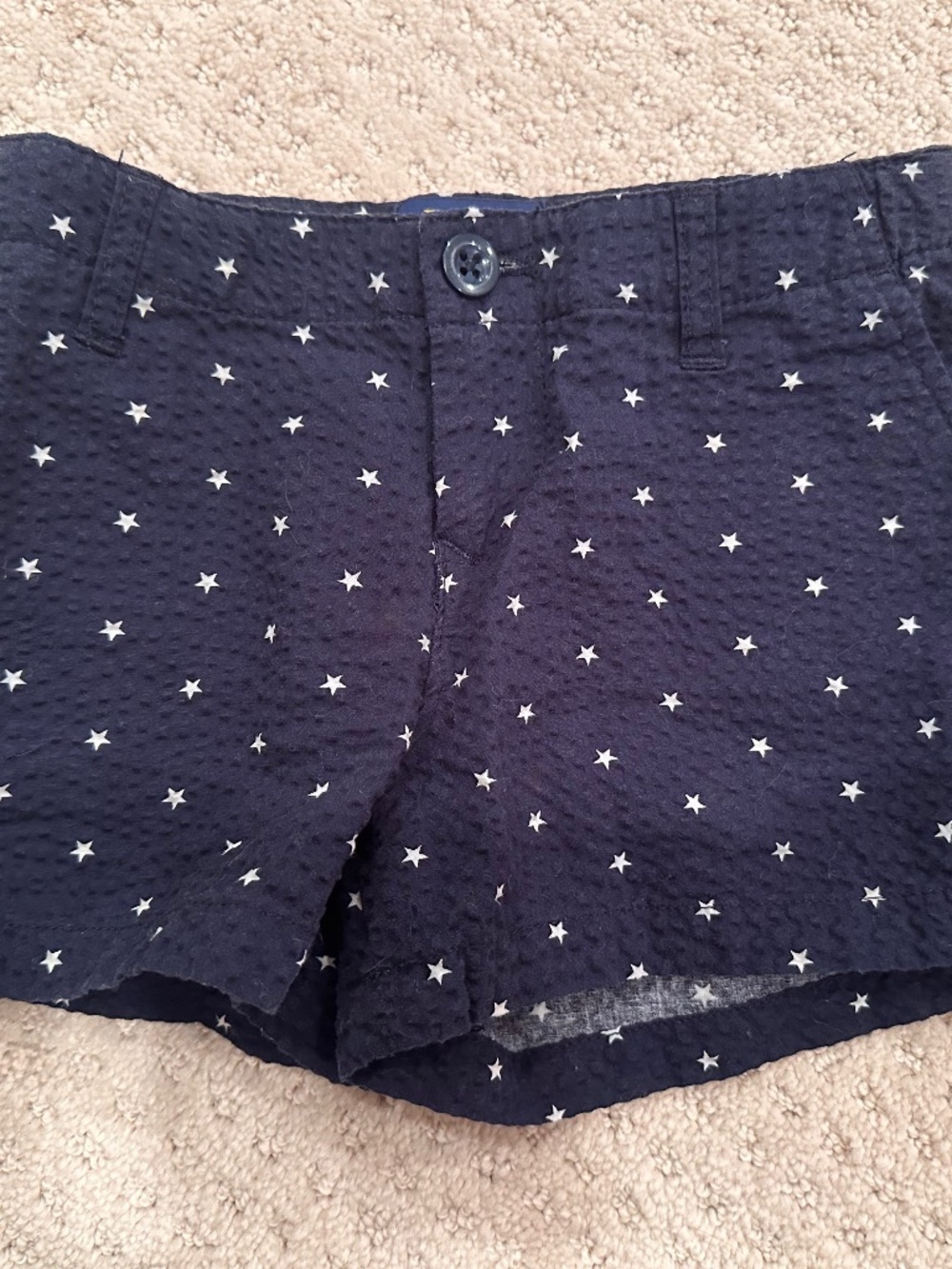 Girl’s Navy Blue Polo Ralph Lauren Star Print Shorts Size 5